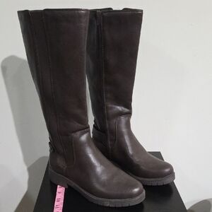 Style & Co. Dark Brown Over the Knee Boots
